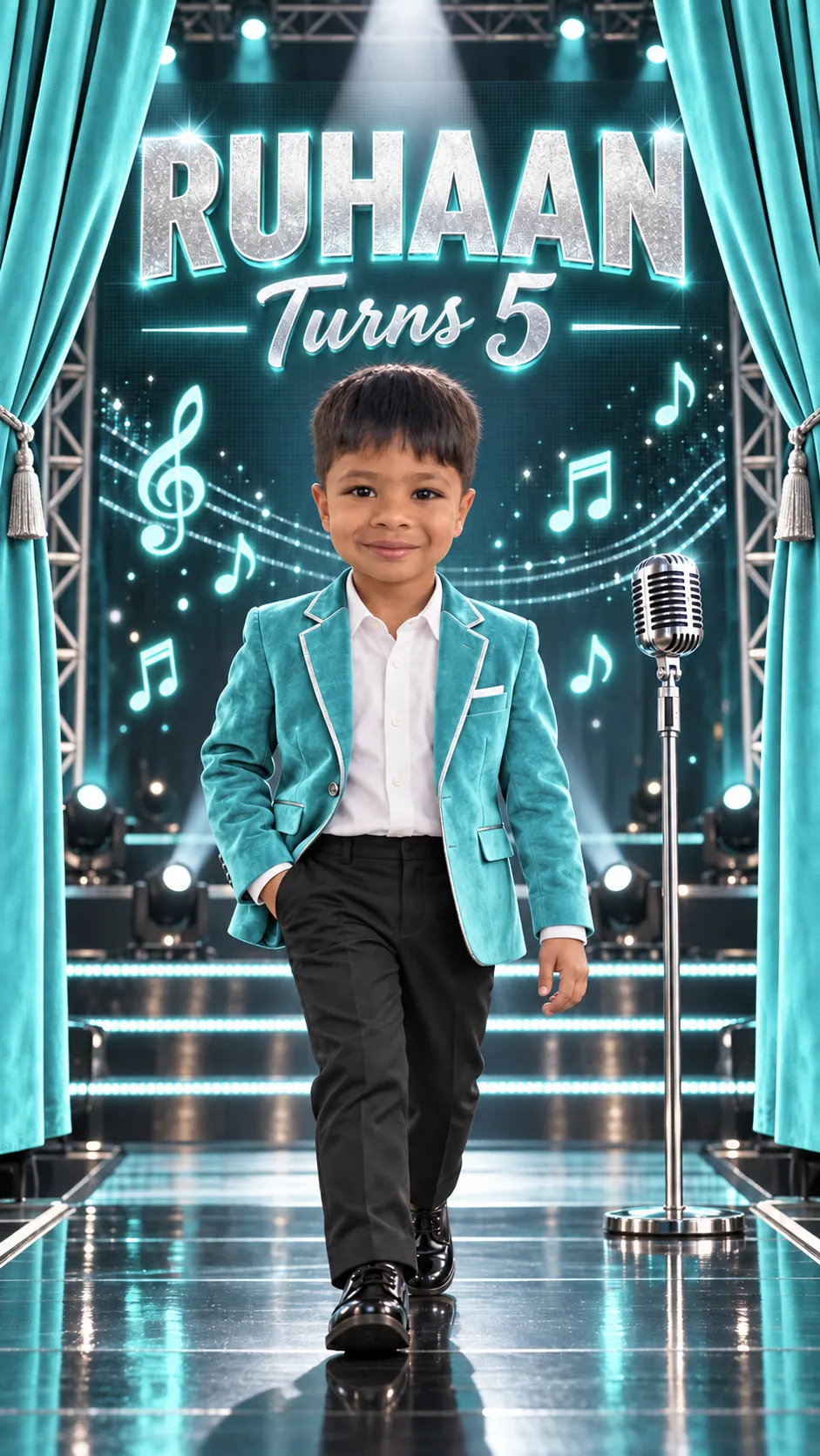 Musical Birthday Invitation Video | Custom Kids Invite Alternate