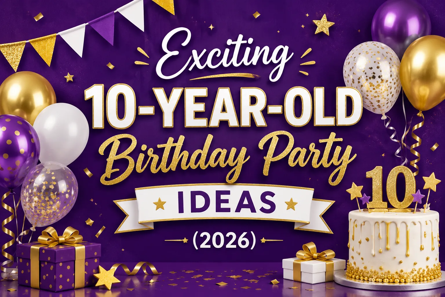 Exciting 10-Year-Old Birthday Party Ideas (2026)