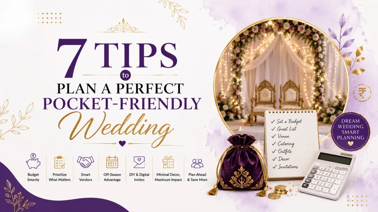 7 Tips to Plan a Perfect Pocket-Friendly Wedding