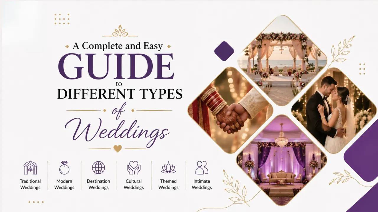 A Complete and Easy Guide to Different Types of Weddings