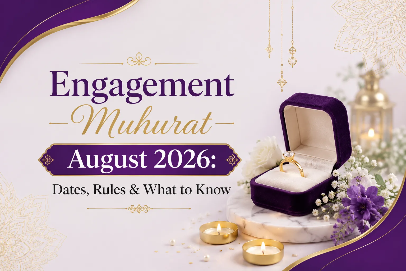 Engagement Muhurat August 2026: Dates, Rules & What to Know
