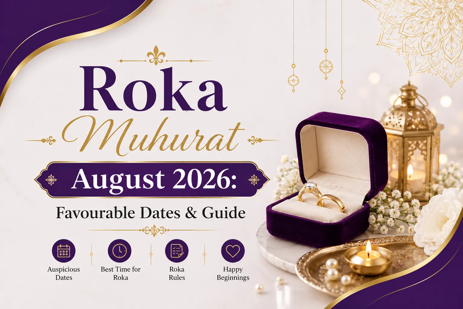 Roka Muhurat August 2026: Favourable Dates & Guide