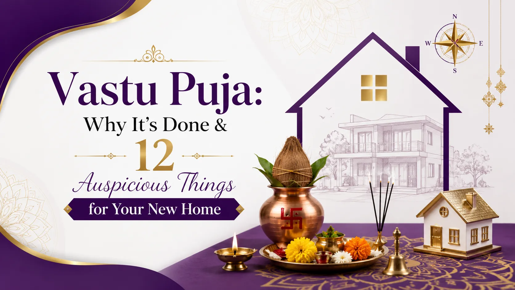 Vastu Puja: Why It's Done & 12 Auspicious Things for Your New Home