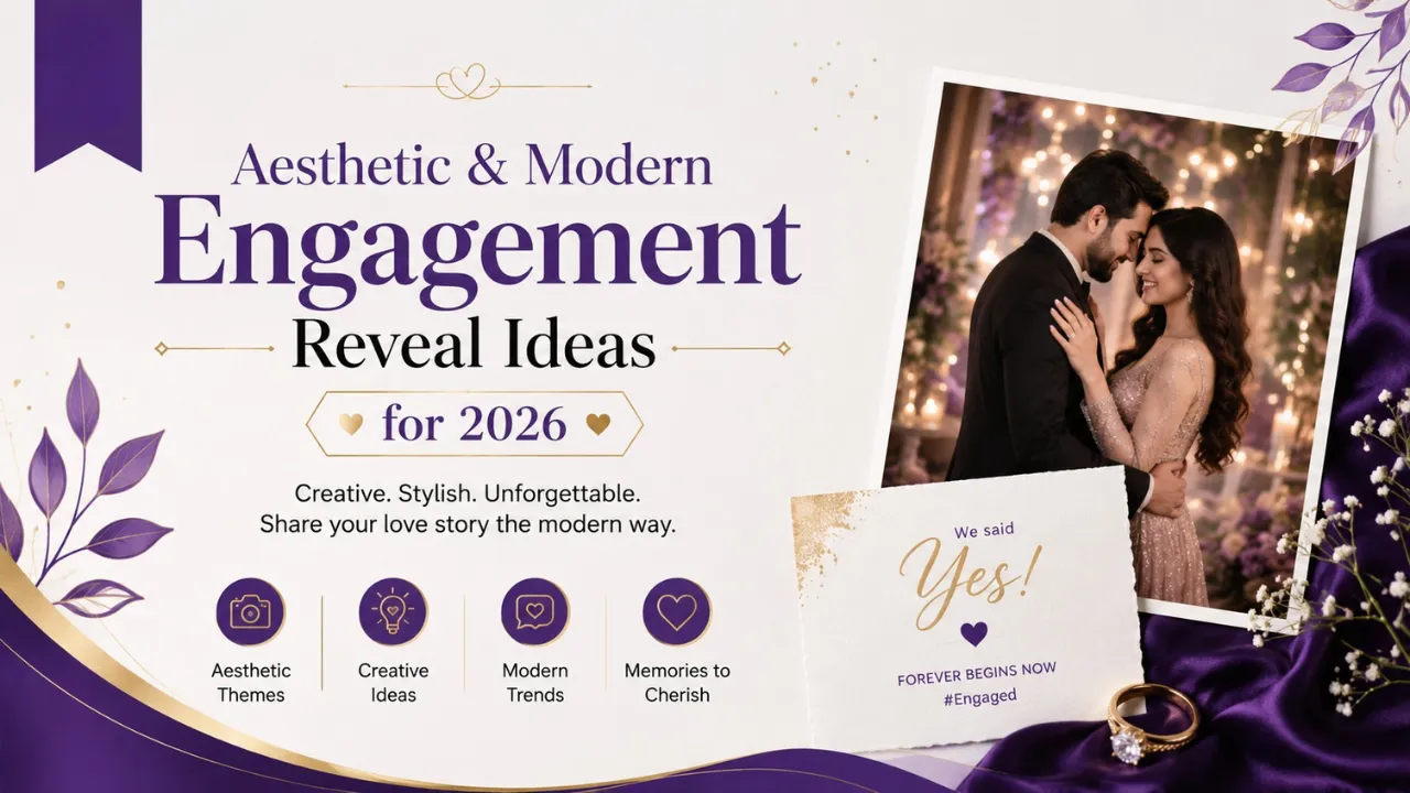 Aesthetic & Modern Engagement Reveal Ideas for 2026