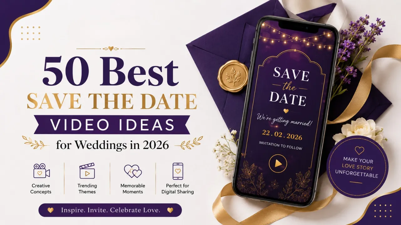 50 Best Save the Date Video Ideas for Weddings in 2026